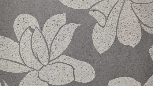 Lava Stone Magnolia Design