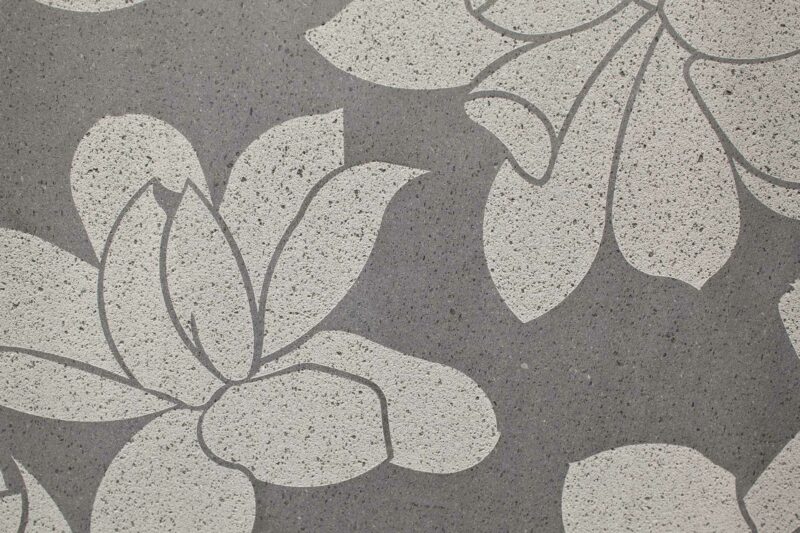 Lava Stone Magnolia Design