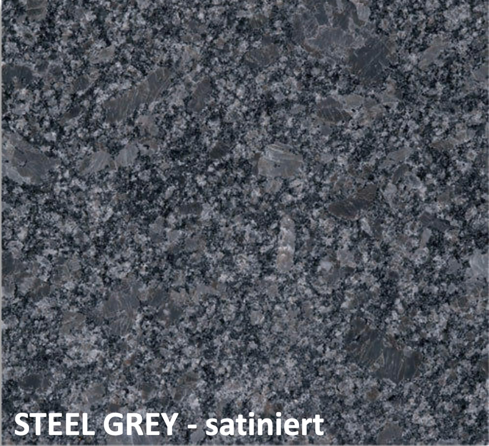 steel grey satiniert