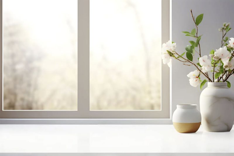 Brilliant White Fensterbank 2 cm poliert