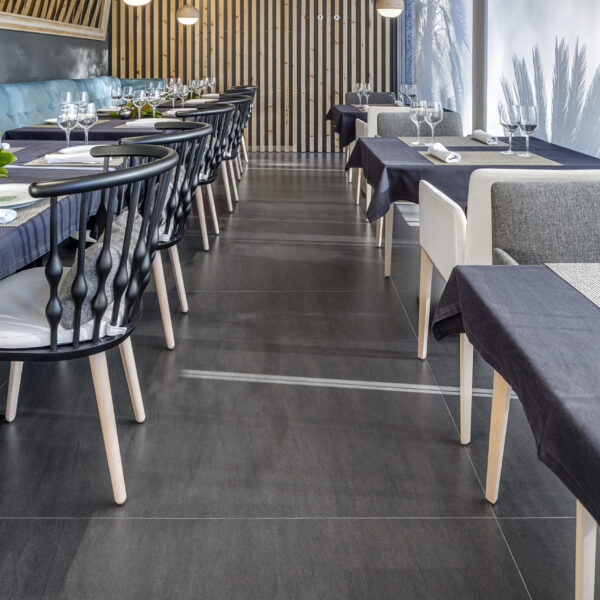 Basalt black floor scaled
