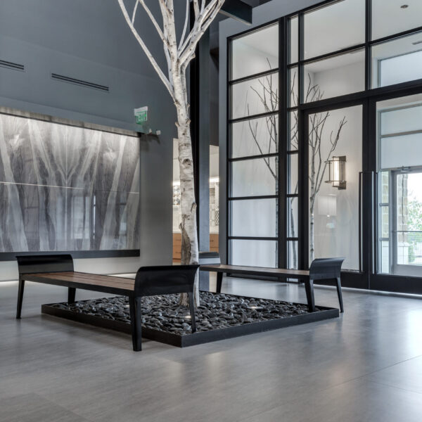 Basalt grey floor scaled