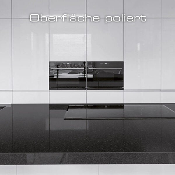 Nero india select poliert arbeitsplatte